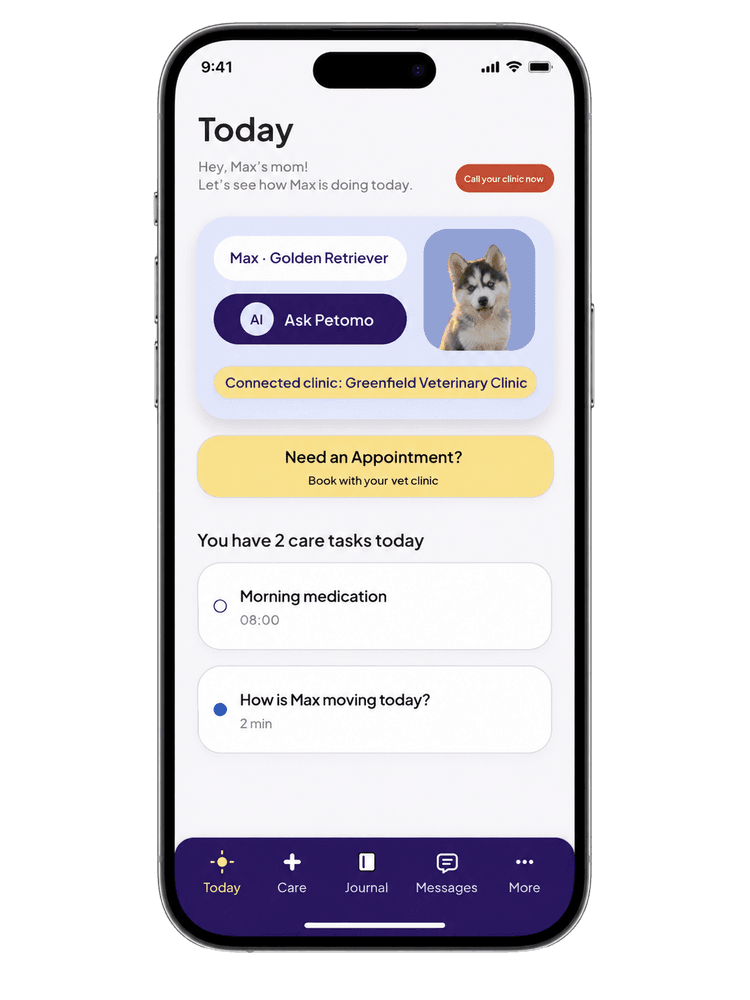 For Pet Owners Vetomo experience